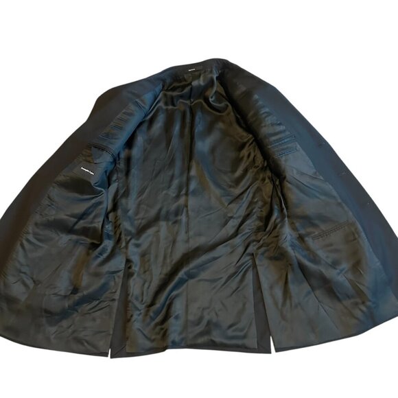 Ermenegildo Zegna Black Button-Down Blazer Jacket Sport Coat Classic Size 54R - Picture 6 of 15